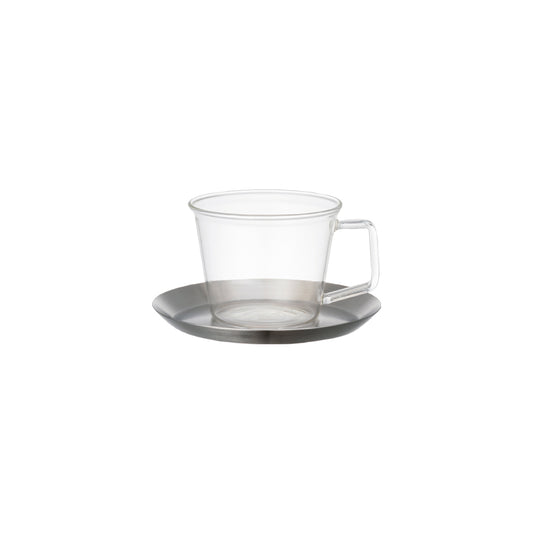 CAST coffee cup & saucer 220ml stainless steel