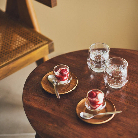 SEPIA nonslip saucer 130mm teak